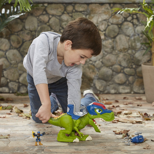 Playskool Heroes Chomp Squad Troopersaurus Y Bobby Badge