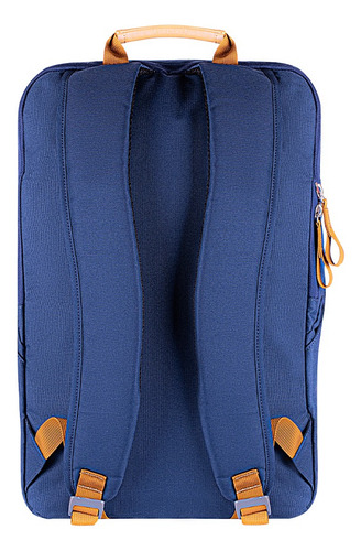 Backpack Techzone Porta Laptop Pet Reciclado Eco Hero Blue Color Azul Diseño de la tela Liso