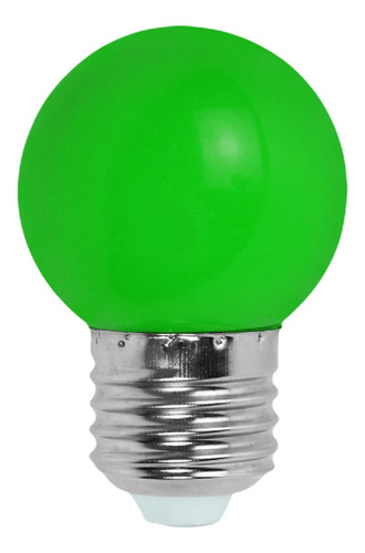 Lampada Led Bolinha 1w 127v / 3w 220v Verde Bivolt - Kian