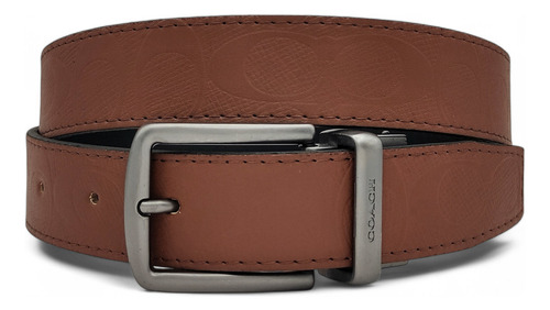 Cinturón Coach Reversible Doble Vista Unisex Troquelado