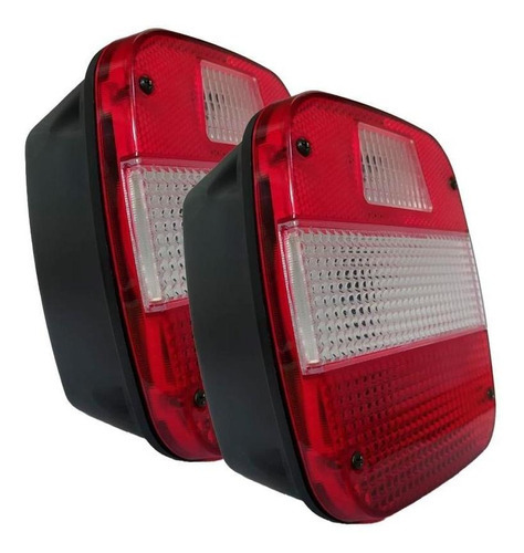 Par Lanterna Ford Vw Marmitão Led Cristal Br 12v