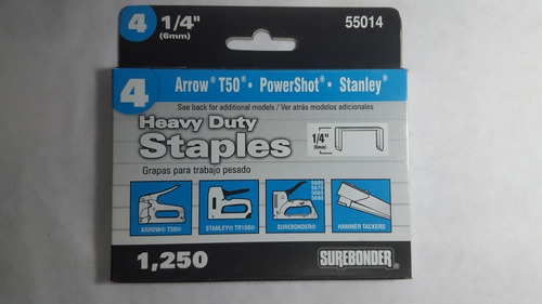 Imagen 3 de 6 de Grapas Para Engrapadoras De Tapiceria 10mm