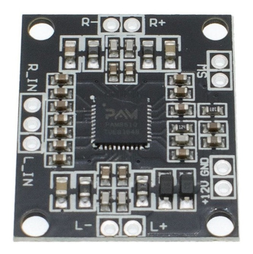 Modulo Pam8610 Amplificador 2x15w 12v Clase D 7.5v-15v