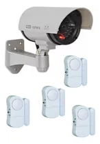 Comprar Pack Cámara Falsa Titila +4 Alarmas Magnético Abertura Pilar