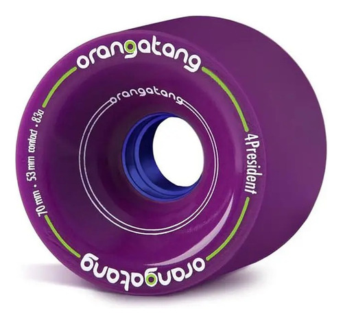 Ruedas Para Longboard Orangatang 4president 70mm 83a Set