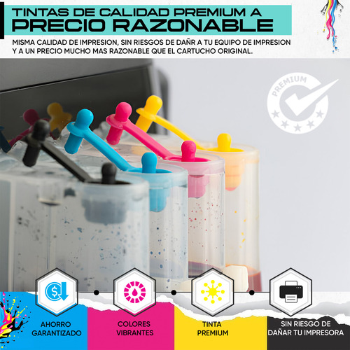 Tinta Continua Compatible Hp 964 Officejet 9020 9010 One Tim