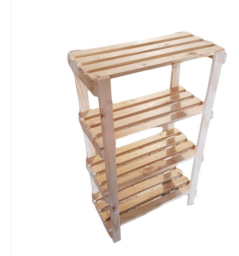 Imagen 2 de 4 de Estanteria Organiza En Pino Toilette/baño/cocina 60x30x100 C
