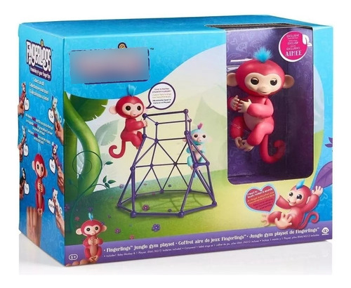 Fingerlings Set Incluye Gimnasio + Mono Bebé Interactivo