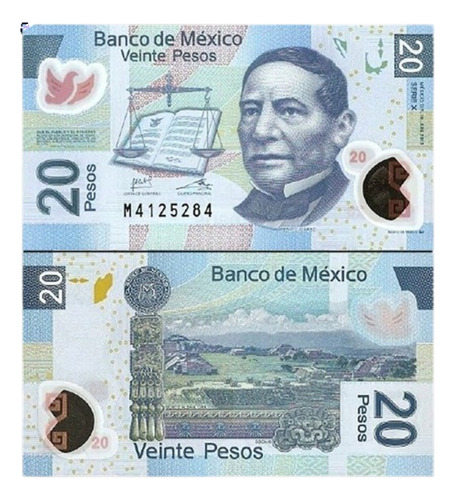 Cedula Do Mexico 20 Pesos 2013 Polimero - Flor De Estampa