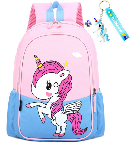 Mochila De Unicornio Para Niñas, Bolsa De Viaje Informal Par