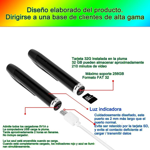 Camara Espia Oculta Pen Nanny Camera Pen Hd 1080p Video Leeboom