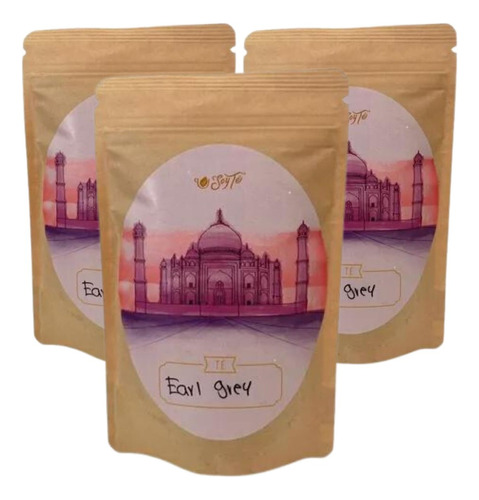 Té Negro Earl Grey 3 Pack De 50g Soy Té