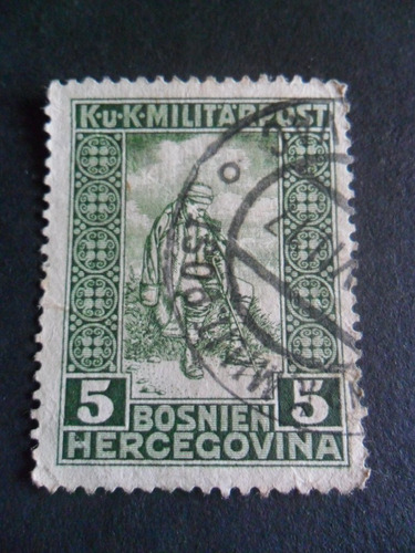 Estampilla Boznia Helsegovina Correo Militar