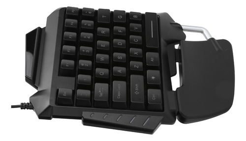 Teclado De Uma Mão Usb Portátil De 35 Teclas Com Fio