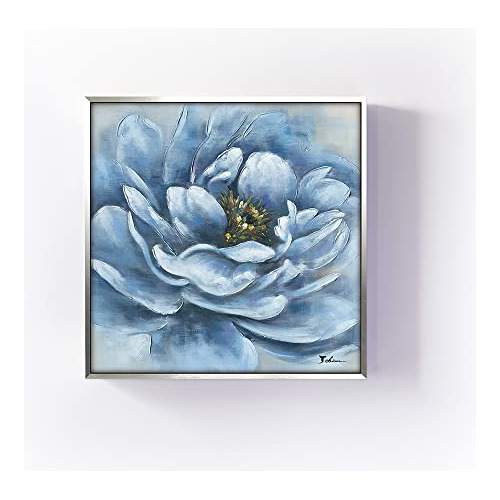 Decoración De Pared Flores Azules