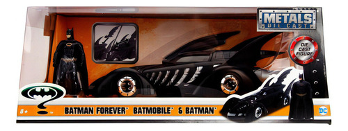 Jada 1:24 Carro De Batman Forever Figura Batman Batimobile 