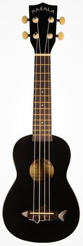 Ukulele Soprano Ukelele Kala Makala Shark Tiburon Mk-ss/blk