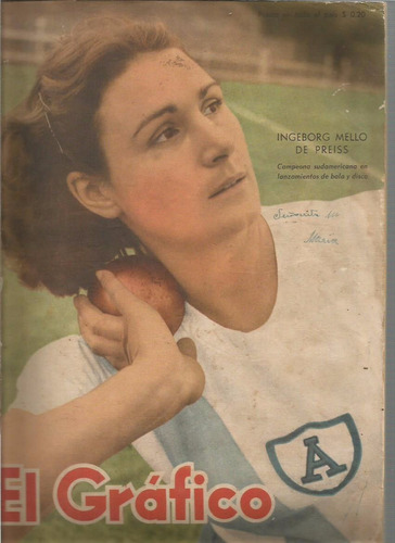 El Grafico / N° 1457 / 1947 / Ingeborg Mello De Preiss