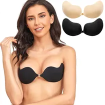 Comprar 2 Pzs Brasieres Sin Tirantes Push Up Invisible Strapless Bra