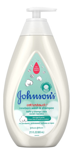 Johnson's Baby Cottontouch - Jabón Y Champú Para Recién .