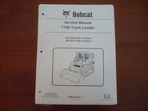 New Genuine Bobcat S175 S185 Skid Steer Service Manual   Eeq