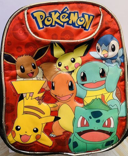 Lonchera Pokemon Termica 156229 Original Ruz Año 2019 (Usado)