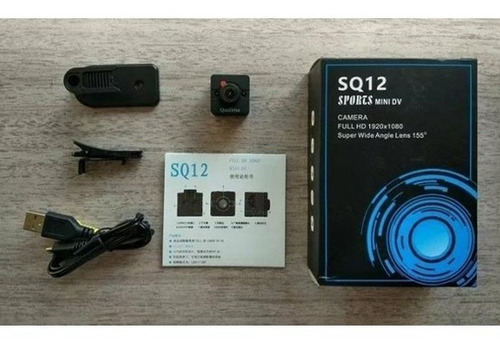 Imagen 8 de 9 de Camara Espia Sq12 Full Hd 1080p 30fps Camara Web Zoom
