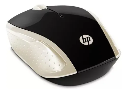 Mouse Inalámbrico Hp 200 Dorado