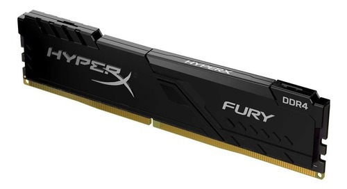 Memoria Ram Fury Ddr4 Gamer Color Negro 16gb 1 Hyperx Hx434c17fb4/16