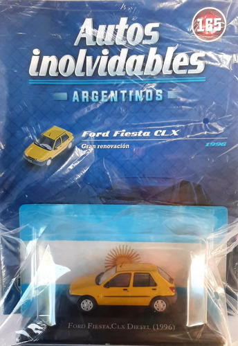 Autos Inolvidables Argentinos Nº165 - Ford Fiesta Clx (1996)