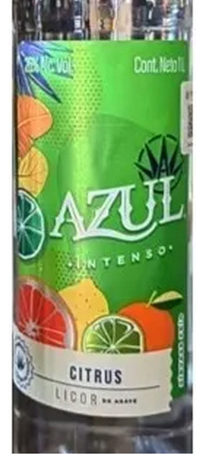Licor Azul Intenso Citrus 1 L
