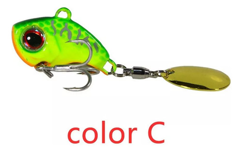 6pc 13g Metal Vib Señuelo De Pesca Cebo Spinner Hundimiento