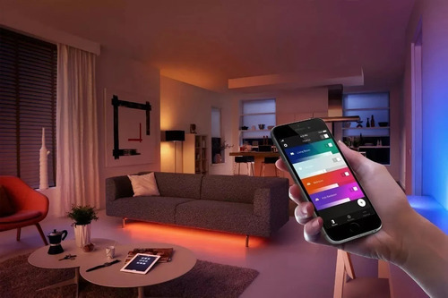 Imagen 4 de 8 de Philips Hue Lampara Led E27 Color 9w 1100 Lm