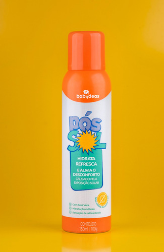 Hidratante Pós Sol Babydeas Infantil E Adulto 150ml Kit 6un