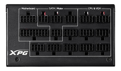 Fonte Pc Xpg Cybercore 1300w totalmente modular 80 Plus Platinum