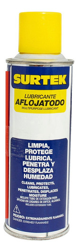 Aceite Aflojatodo Aerosol 110ml 3.72oz Surtek Ws110