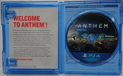 Anthem Ps4 (Usado)