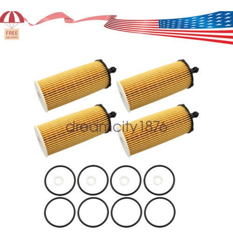 4 X Engine Oil Filte 26320-3n000 Fit For Kia Carnival 20 Dcy