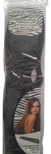 Extension De Cabello Semi Natural 24 PuLG Negro Con Clips