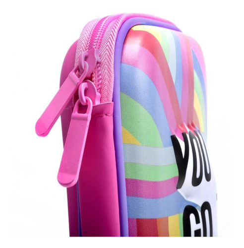 Imagen 5 de 10 de Cartuchera Escolar Rigida You Go, Girl Porta Lapices Skora
