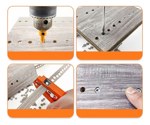 Pinza Perforadora Portátil De 8 Mm Y 2 Brocas