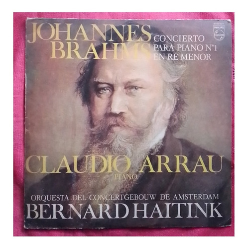 Brahms Concierto Para Piano N° 1 Arrau Haitink Vinilo