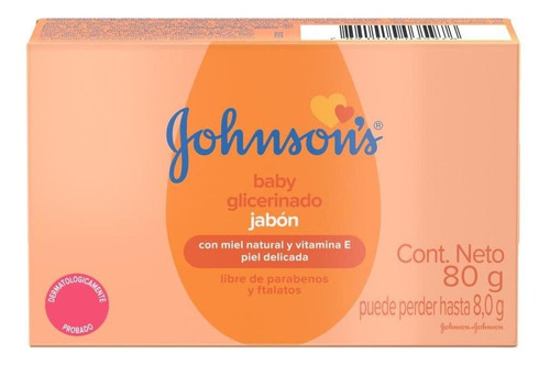 Kit 12 Sabonete Barra Glicerinado Johnson's Baby 80g