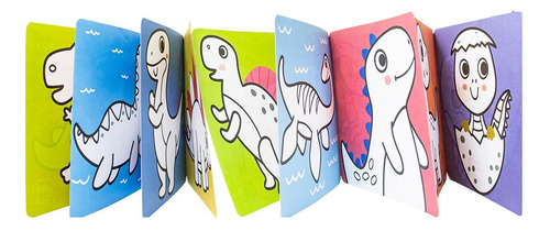 Livro-sanfona Para Colorir: Dinossauros