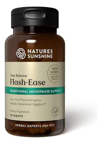 Natures Sunshine Flash-ease 60 Tablets Sabor Neutro