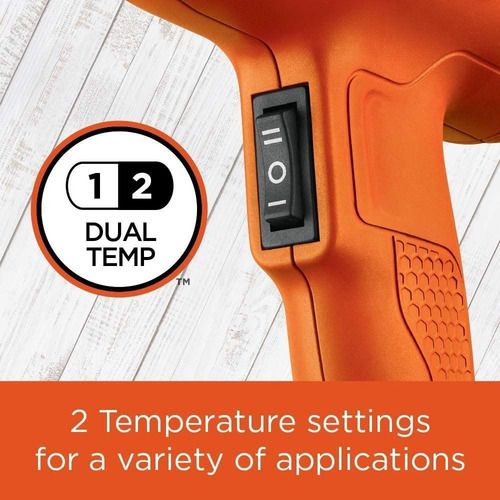 Imagen 2 de 3 de Pistola De Calor Black & Decker 1350w Hg1300