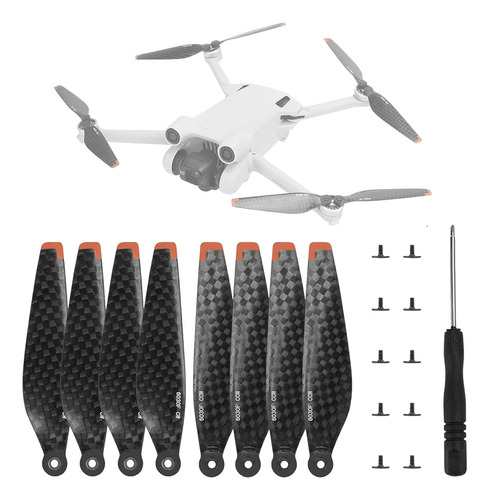 Hélices De Fibra De Carbono Ferbao Para Dji Mini 3 Pro Drone