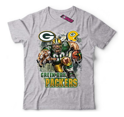 Remera Green Bay Packers Equipo Nfl 14 Dtg Premium