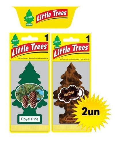 2 Little Trees - Royal Pine / Leather - Original