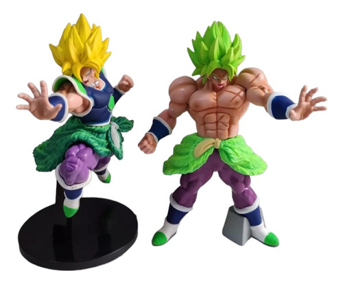 Muñecos O Figuras Dragón Ball Súper Goku Vs Broly X2 